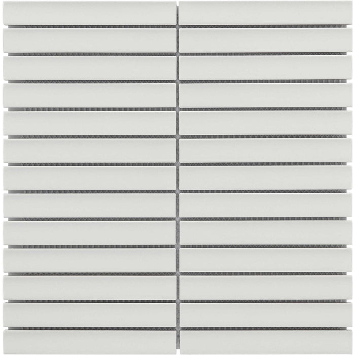 Bärwolf KIT-23000 STRIPES white matt chip 145x20 mm, concave 30x30 cm