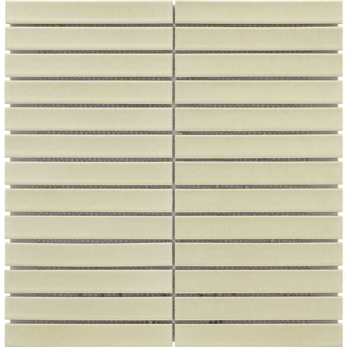 Bärwolf KIT-23002 STRIPES cream matt chip 145x20 mm, concave 30x30 cm