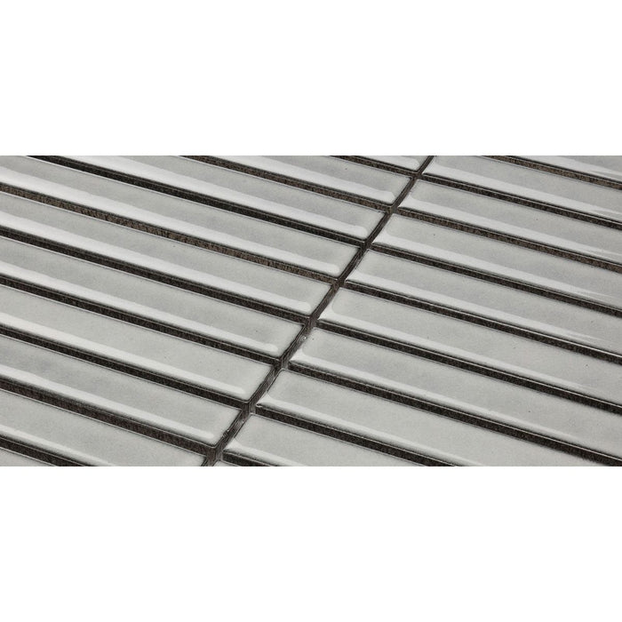 Bärwolf KIT-23003 STRIPES haze grey glossy  chip 145x20 mm, concave 30x30 cm