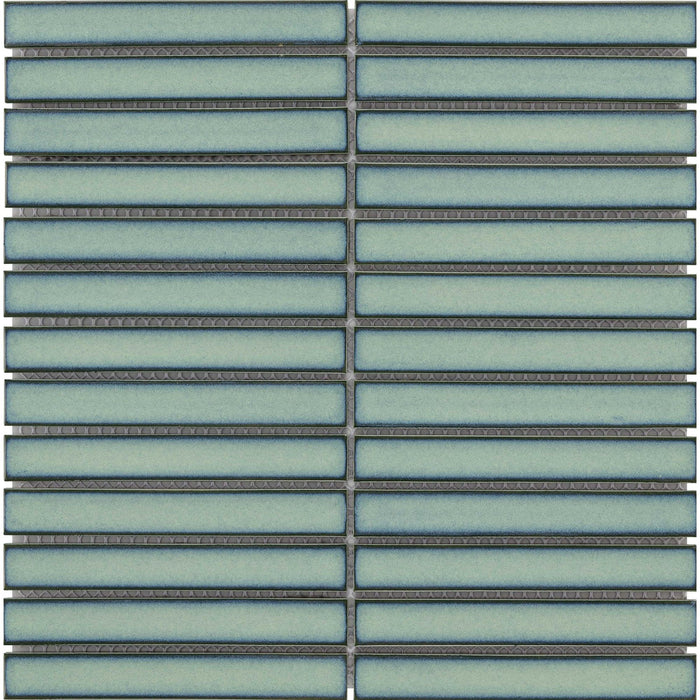 Bärwolf KIT-23004 STRIPES aquamarine blue glos chip 145x20 mm, concave 30x30 cm