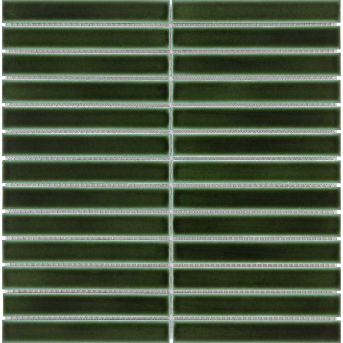 Bärwolf KIT-23006 STRIPES racing green glossy chip 145x20 mm, concave 30x30 cm