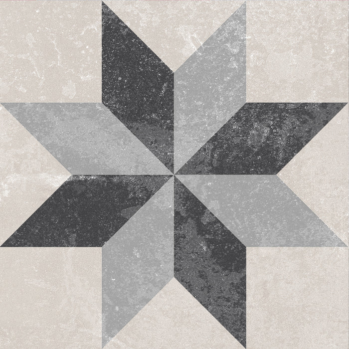 Neapel Dekor 9 Feinsteinzeug glasiert, matt rektifiziert 18x,6x18,6x0,8 Default Title