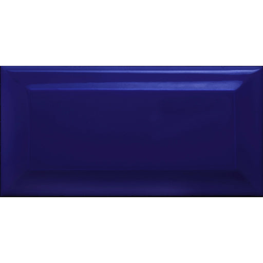 Facette Metro Blau Wandfliese glasiert, glänzend Rundkante 7,5x15x0,7 Default Title