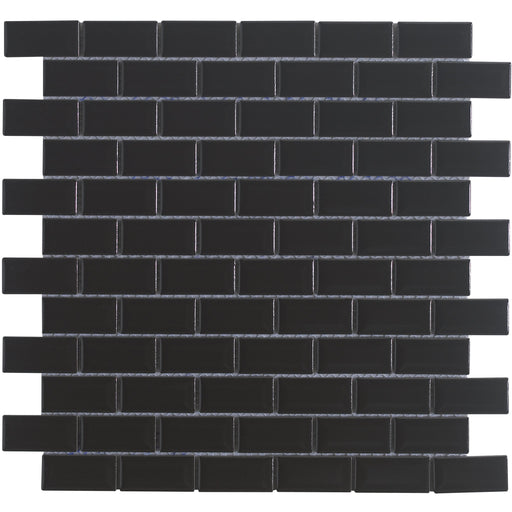 Metro Schwarz matt Keramikmosaik - - 30x30 Default Title