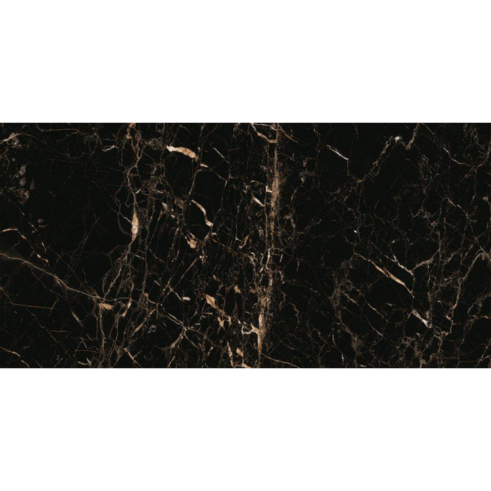 Golden Black Feinsteinzeug glasiert, glänzend rektifiziert 60x120x0,9 Default Title