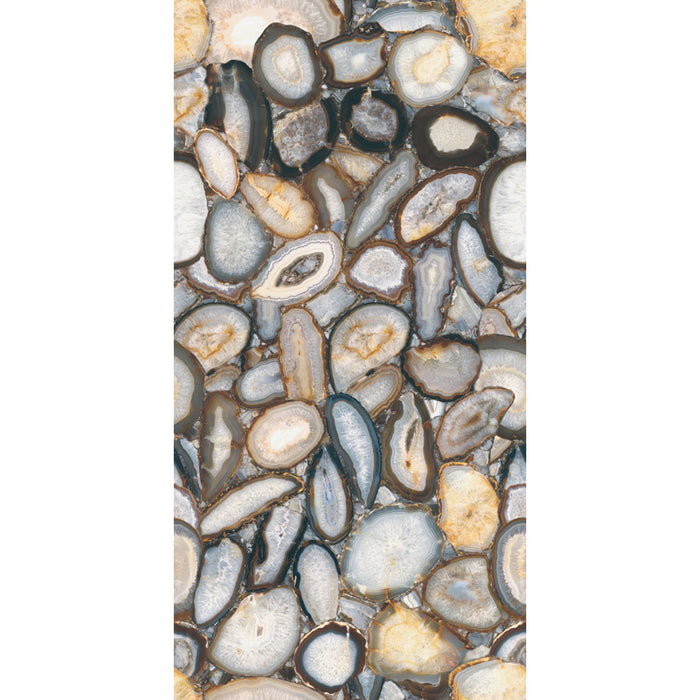 Brazil Stone Feinsteinzeug+Glas glänzend rektifiziert 60x120x0,9 Default Title