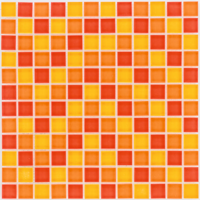 Rot Orange Gelb  Mosaik - - 30x30 Default Title