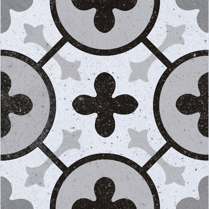 Helsinki Piccolo Black Mix* Feinsteinzeug glasiert, matt Rundkante 20x20x1 Default Title