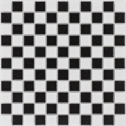 Schwarz Weiß  Mosaik - - 30,2x30,2 Default Title