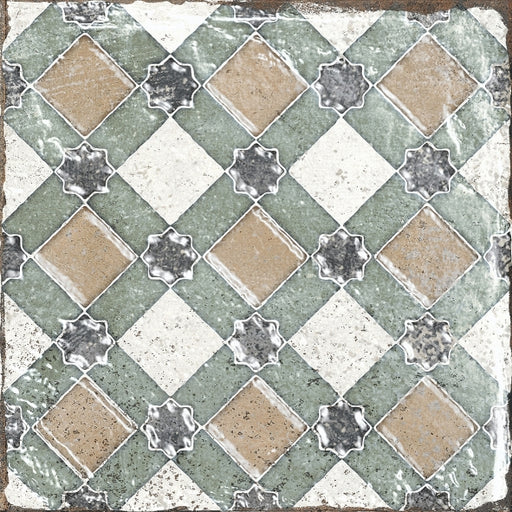 Helsinki Lyon Beige Mix* Feinsteinzeug glasiert, matt Rundkante 20x20x1 Default Title