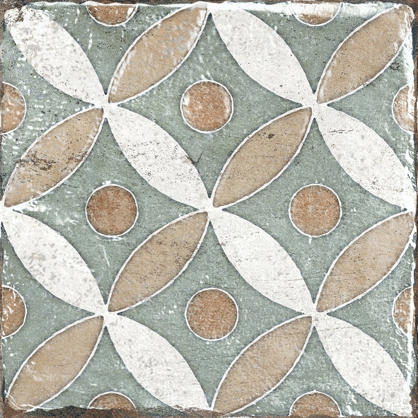 Helsinki Lyon Beige Mix* Feinsteinzeug glasiert, matt Rundkante 20x20x1 Default Title