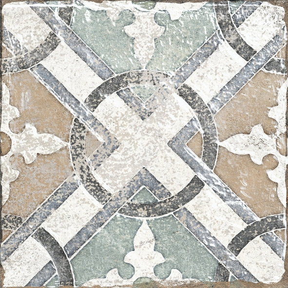 Helsinki Lyon Beige Mix* Feinsteinzeug glasiert, matt Rundkante 20x20x1 Default Title