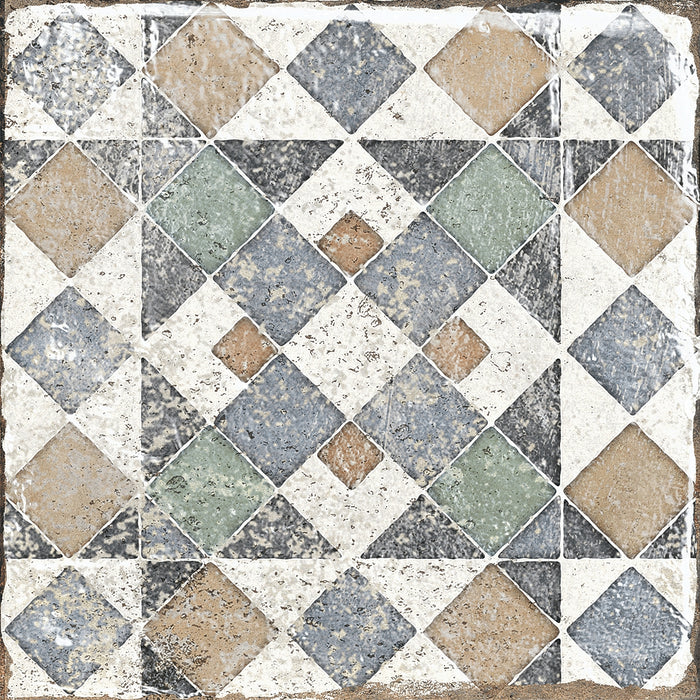 Helsinki Lyon Beige Mix* Feinsteinzeug glasiert, matt Rundkante 20x20x1 Default Title