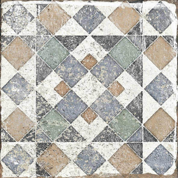 Helsinki Lyon Beige Mix* Feinsteinzeug glasiert, matt Rundkante 20x20x1 Default Title