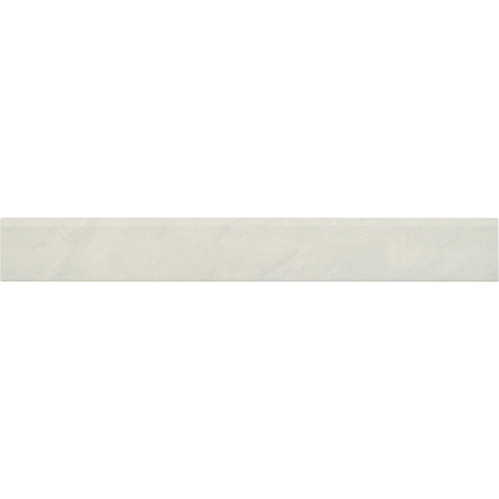 Sockel Gestone White  Feinsteinzeug glasiert, glänzend  Rundkante 8x60x1 Default Title