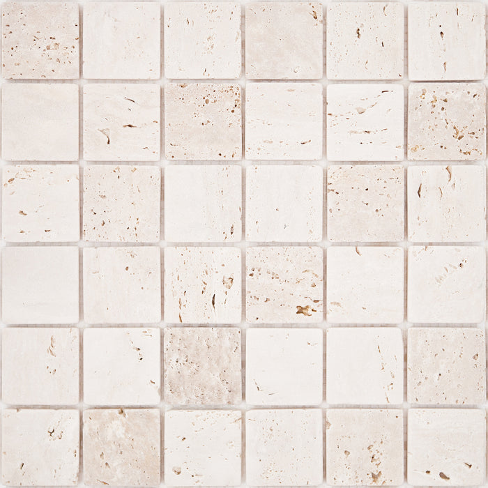 Bärwolf Square white, beige 30x30 cm Natural Stone CM-09010