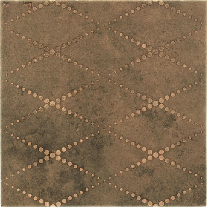 Bärwolf Vintage Oxid Corten Akzent 18,5x18,5 cm Ceramic KE-19033