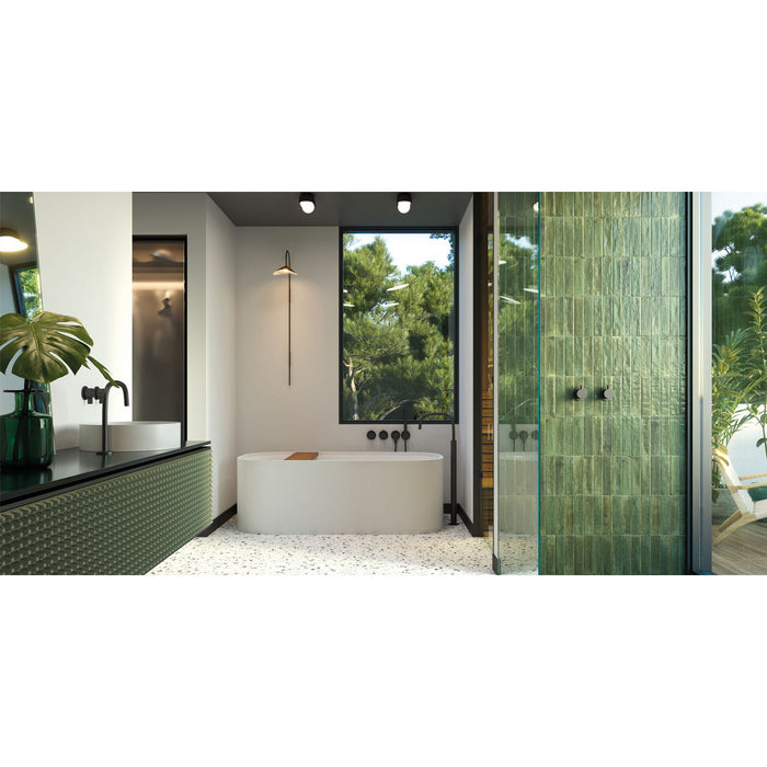 Bärwolf KE-22109 LOFT emerald green gloss 6x25 cm Steingut