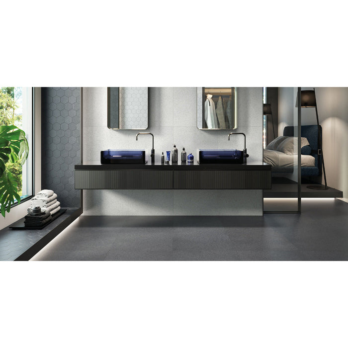 Bärwolf KE-22509 TOWNHOUSE kamari black 59,1x119,1 cm Feinsteinzeug
