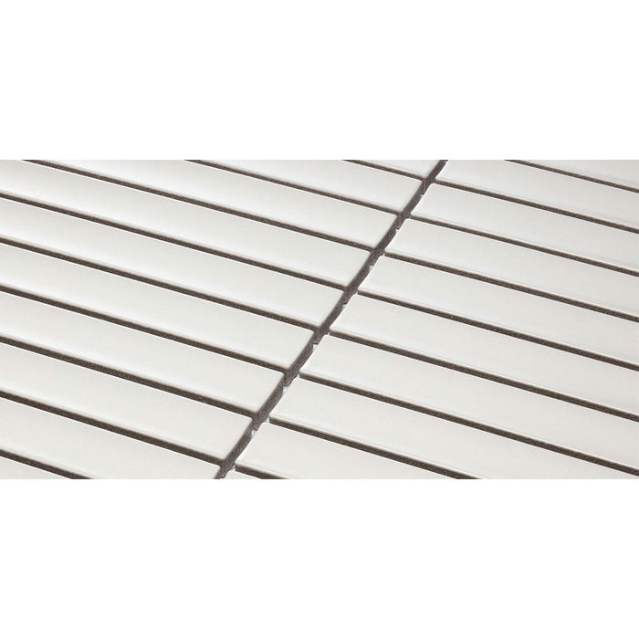 Bärwolf KIT-23000 STRIPES white matt chip 145x20 mm, concave 30x30 cm