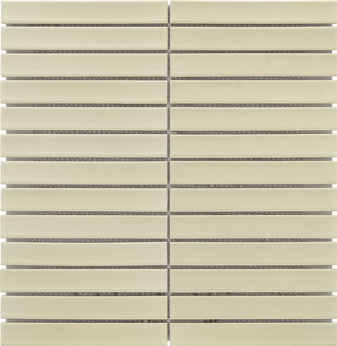 Bärwolf KIT-23002 STRIPES cream matt  chip 145x20 mm, concave 30x30 cm