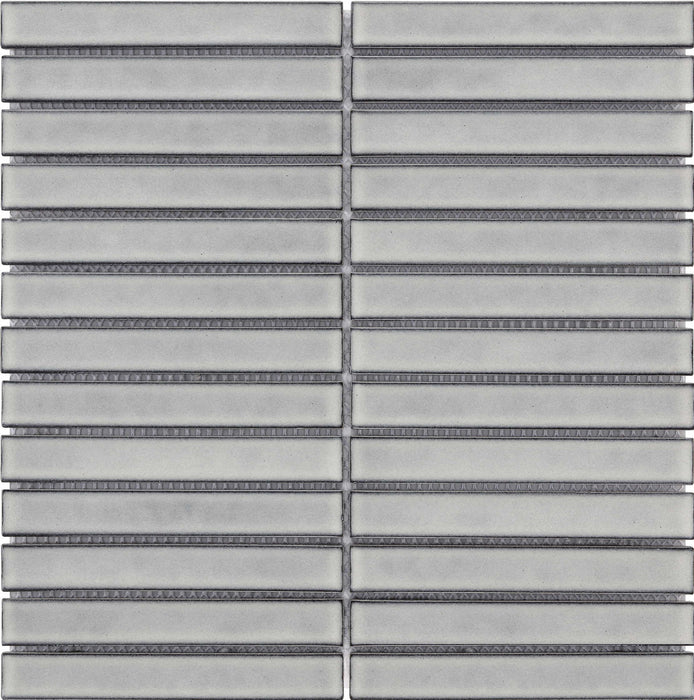 Bärwolf KIT-23003 STRIPES haze grey glossy  chip 145x20 mm, concave 30x30 cm