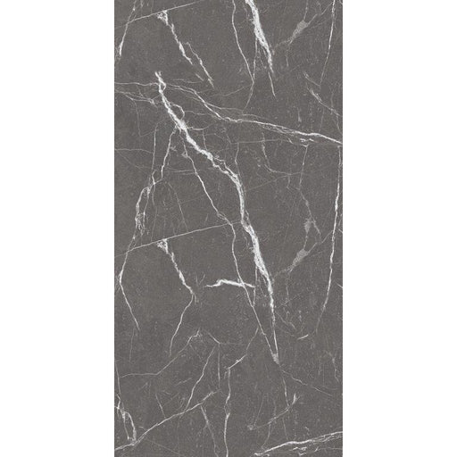 Premium Marble Stuzario Dunkelgrau Feinsteinzeug glasiert, glänzend  rektifiziert 60x120x0,9 Default Title