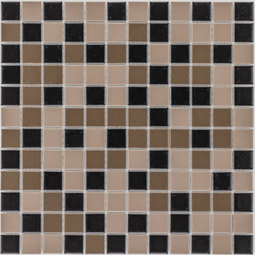 Schwarz Braun  Mosaik - - 33x33 Default Title