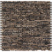 Marmor Marron Emperador Superslimbrick gesägt  Mosaik - - 30,5x30,5 Default Title