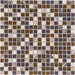 Marmor Bandung Beige Glasmix Braun  Mosaik - - 30,5x30,5 Default Title