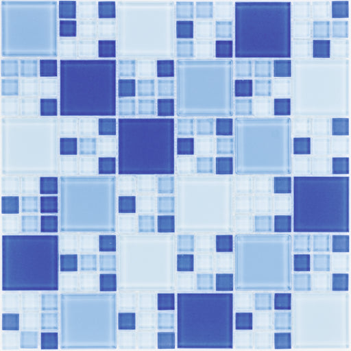 Blau Mix  Mosaik - - 30x30 Default Title