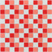 Rot Weiß  Mosaik - - 30x30 Default Title