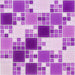 Violett Mix  Mosaik - - 30x30 Default Title