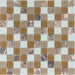 Marmormix Braun Beige Glas Weiß  Mosaik - - 30x30 Default Title