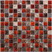 Meta Marmor Marron Emparador Glasmix Rot Braun  Mosaik - - 30x30 Default Title