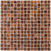 Kupfer Hellbraun  Mosaik - - 32,7x32,7 Default Title