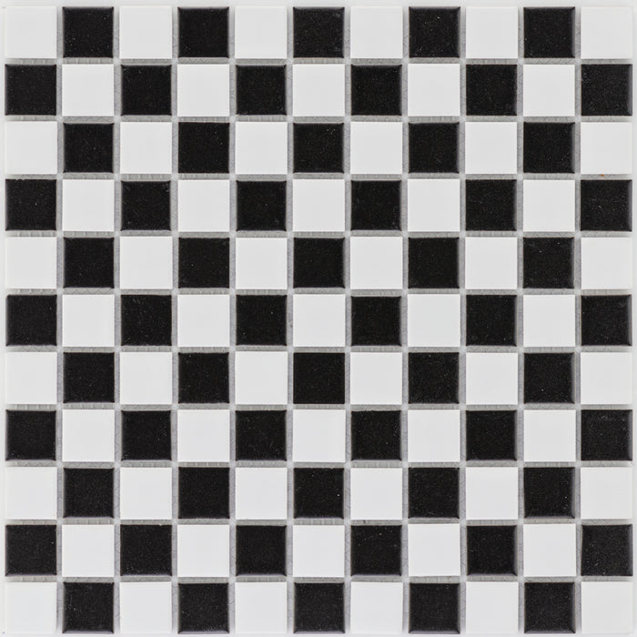 Schwarz Weiß  Mosaik - - 30,2x30,2 Default Title