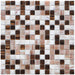 Perlmutt Kupfer Beige Mosaik - - 32,7x32,7 Default Title