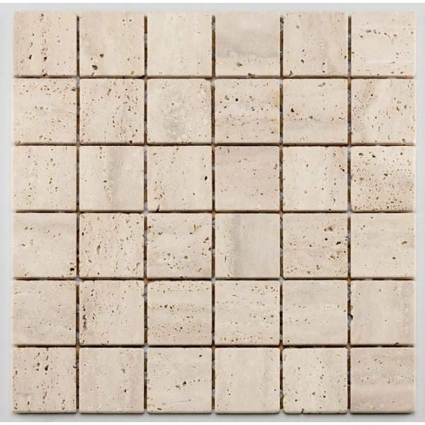 Bärwolf Square white, beige 30x30 cm Natural Stone CM-09010