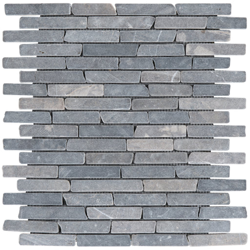 Marmor Graphit Slimbrick getrommelt  Mosaik - - 30,5x30,5 Default Title