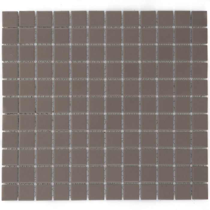 Feinsteinzeug Grey matt  Mosaik - - 30x32,7 Default Title