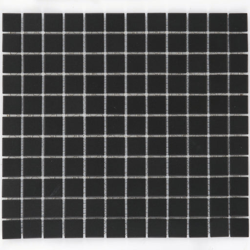 Feinsteinzeug Black matt  Mosaik - - 30x32,7 Default Title