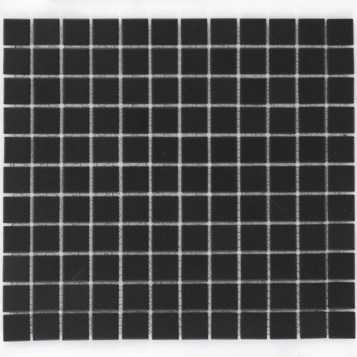 Feinsteinzeug Black matt  Mosaik - - 30x32,7 Default Title