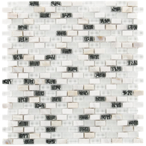 Lagos White Mix Seashell  Mosaik - - 28,5x28,5 Default Title