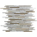 Cosmos Earth Brown Beige Silver Glas Aluminium Brick  Mosaik - - 30x30 Default Title