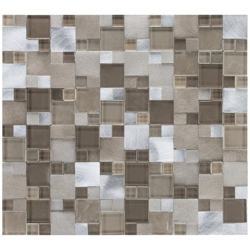 Beige Brushed 3D Mosaik - - 27x30 Default Title