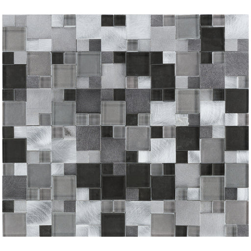 Grey Brushed 3D Mosaik - - 27x30 Default Title