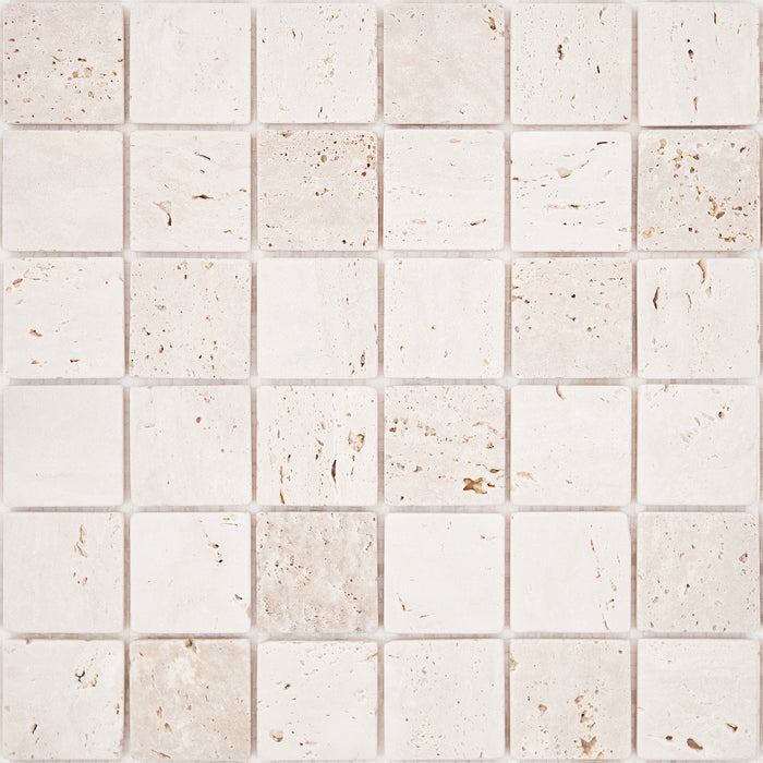 Bärwolf Square white, beige 30x30 cm Natural Stone CM-09010