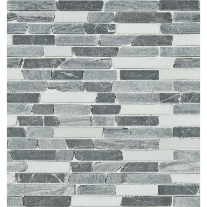 Bärwolf Sticks nero marq/white/grey 30,5x30,5 cm Natural Stone CM-7103