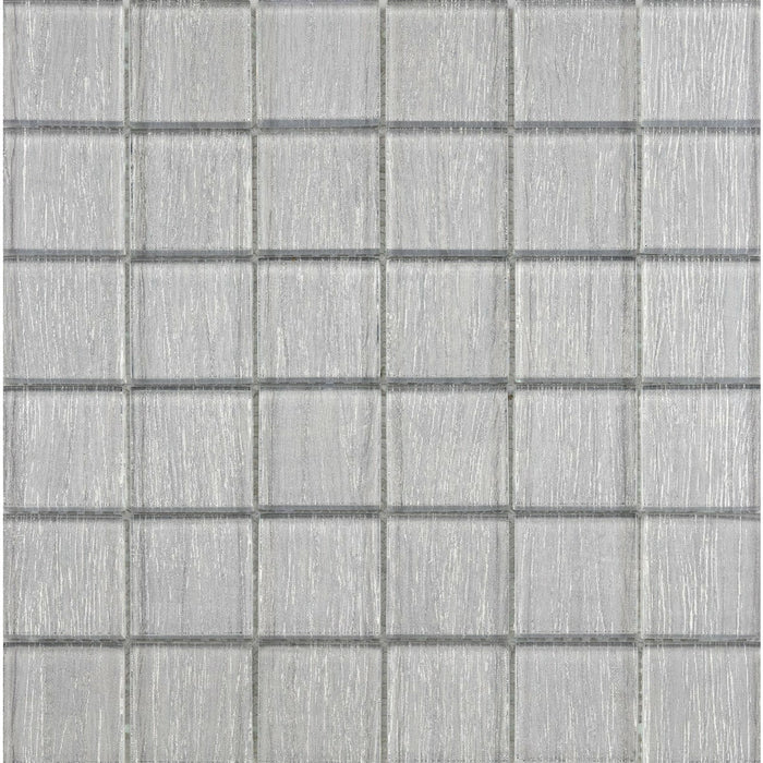Bärwolf Glamour silver-white 29,8x29,8 cm Glass GL-17016
